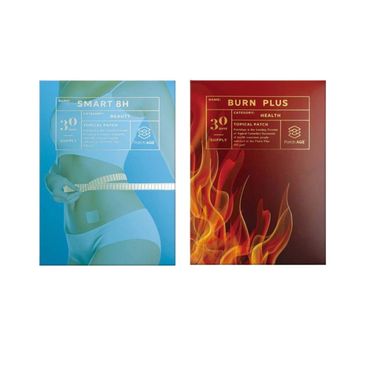 PatchAge®SMART 8H/BURN PLUS